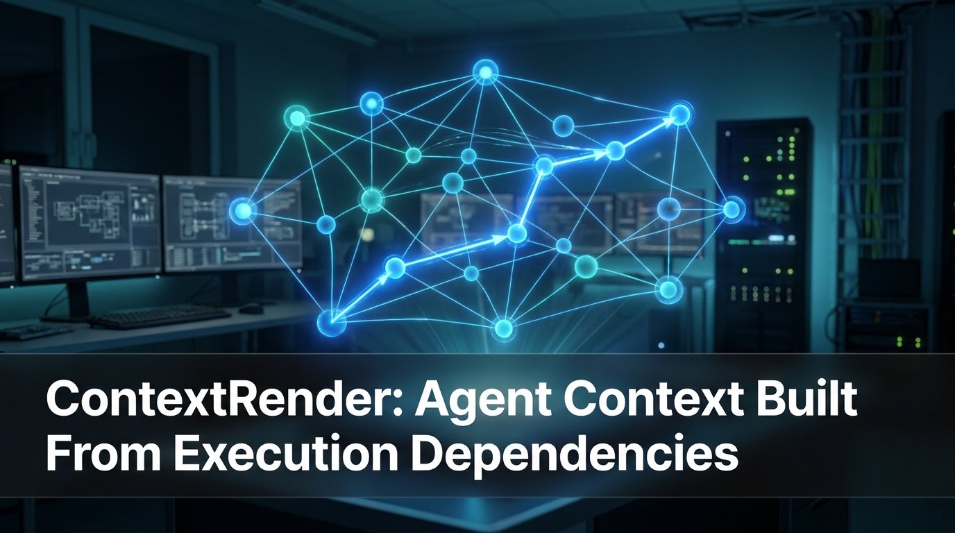 ContextRender: Agent Context Built From Execution Dependencies