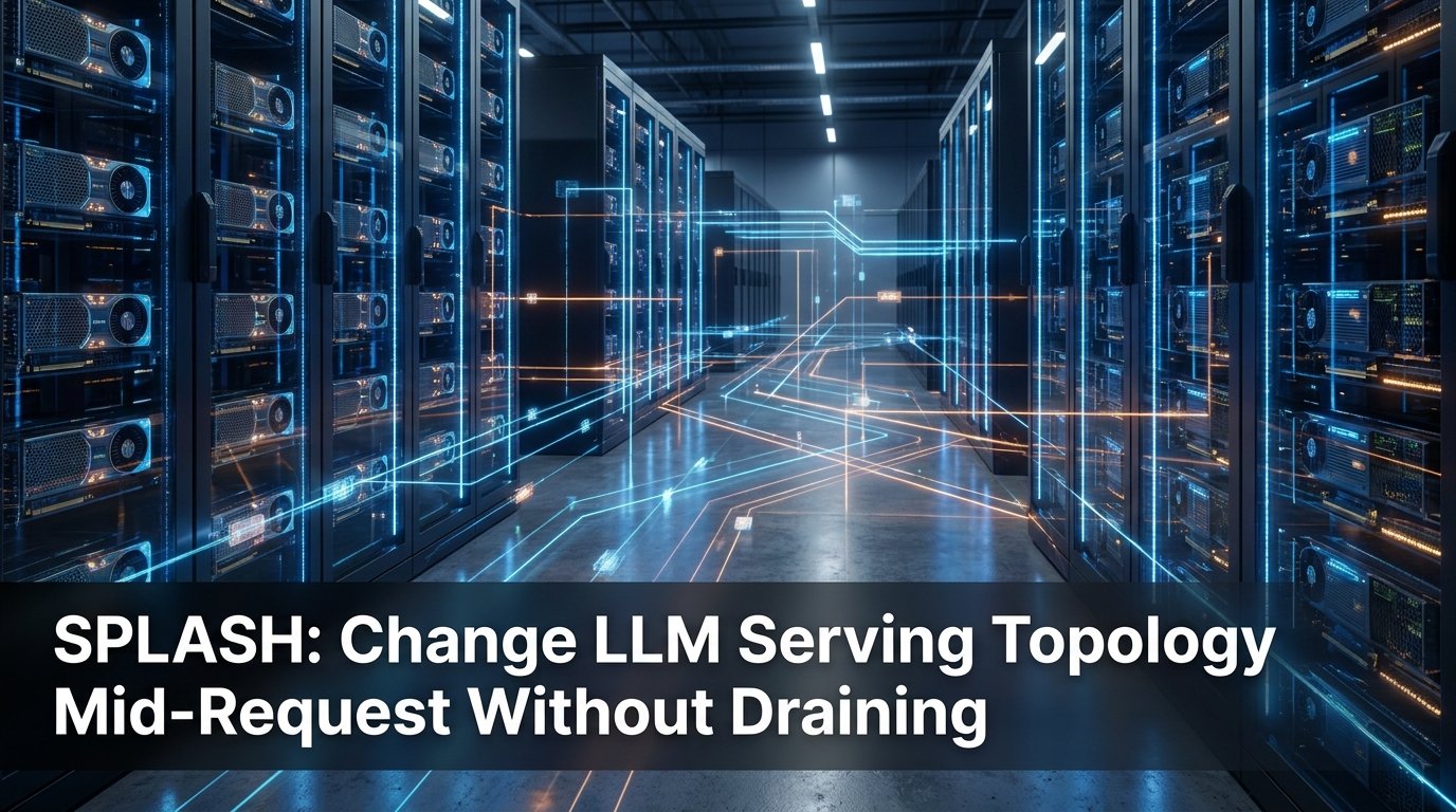 SPLASH: Change LLM Serving Topology Mid-Request Without Draining